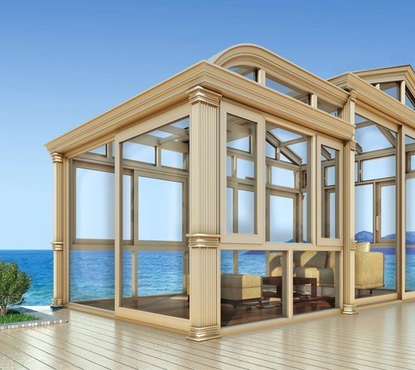 Glass sunroom kits - DIY packages for creating a stunning and cozy indoor-outdoor space.